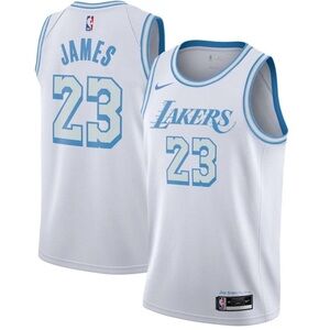 Nike Lebron James Lakers City Edition 2021 Swingman Jersey CN1737-102